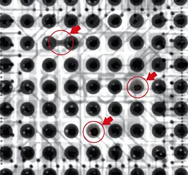 X-ray检查机如何对SMT贴片后的BGA精准无损地检测