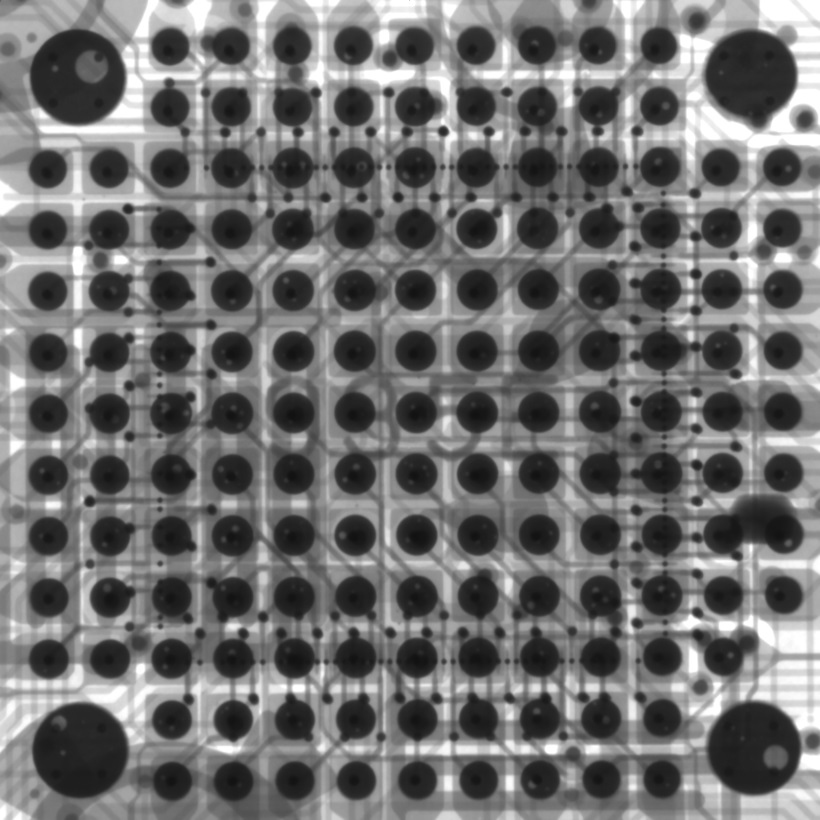 BGA焊球缺失及短路xray检测